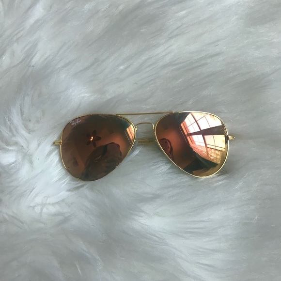 Pink raybans! Slightly used! - Picture 1 of 2